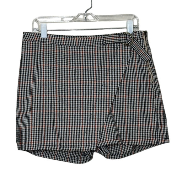 Edition black plaid skort skirt size 12 - Picture 1 of 11